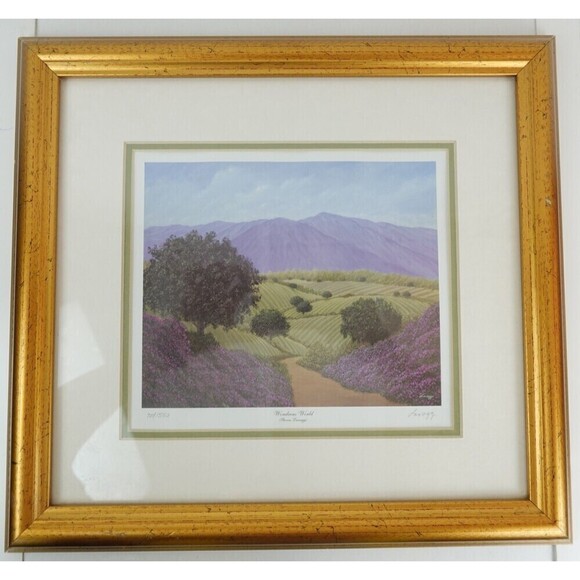 Steven Lavaggi Wondrous World Limited Edition Lithograph Hand Signed